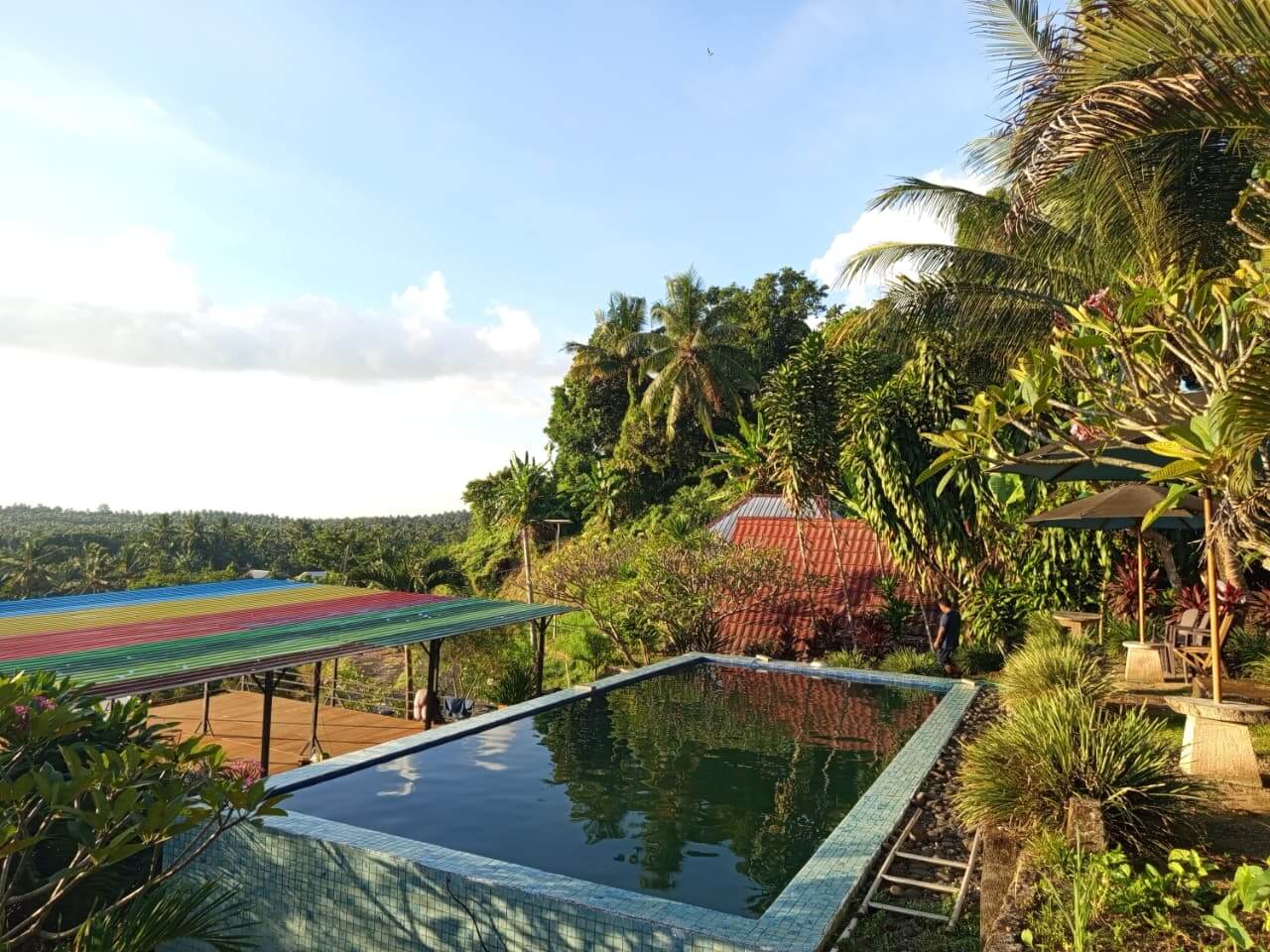 Rejeng Bungalow surrounded by jungle in North Lombok